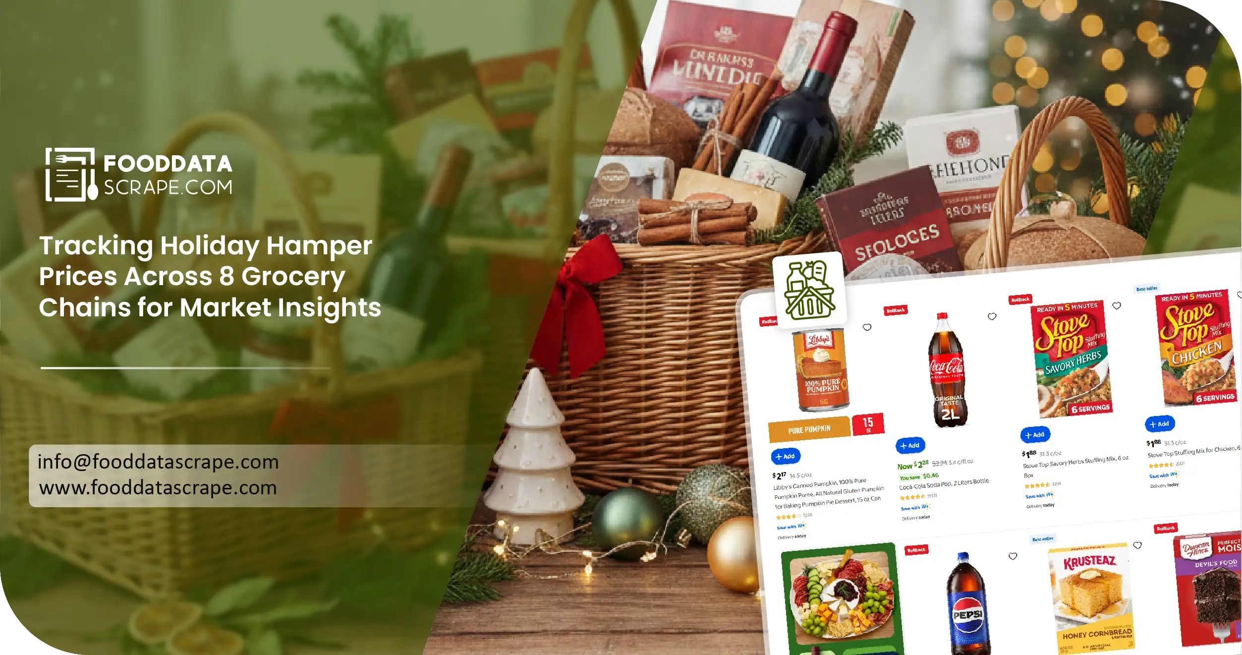 Holiday Hamper Prices Across Grocery Chains